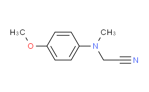 CAS No. 149399-58-6, 2-((4-Methoxyphenyl)(methyl)amino)acetonitrile