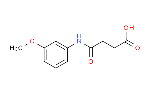 CAS No. 16141-44-9, 4-((3-Methoxyphenyl)amino)-4-oxobutanoic acid