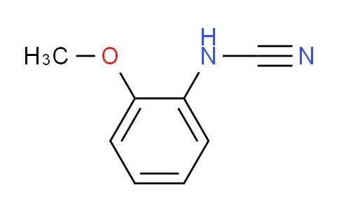 CAS No. 65195-61-1, N-(2-Methoxyphenyl)cyanamide