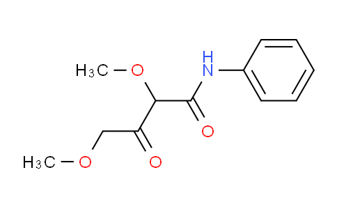 CAS No. 16715-79-0, 2,4-Dimethoxy-3-oxo-N-phenylbutanamide