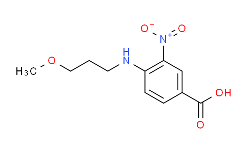 CAS No. 1051102-41-0, 4-((3-Methoxypropyl)amino)-3-nitrobenzoic acid