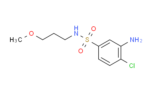 CAS No. 1094269-51-8, 3-Amino-4-chloro-N-(3-methoxypropyl)benzenesulfonamide