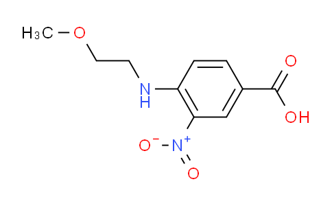 CAS No. 284672-80-6, 4-((2-Methoxyethyl)amino)-3-nitrobenzoic acid