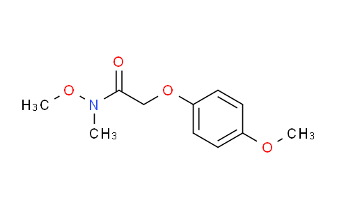 CAS No. 104863-69-6, N-Methoxy-2-(4-methoxyphenoxy)-N-methylacetamide