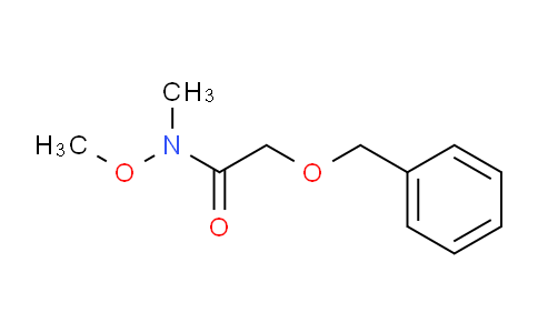 CAS No. 104863-68-5, 2-(Benzyloxy)-N-methoxy-N-methylacetamide