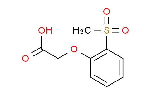 CAS No. 1017782-54-5, 2-(2-(Methylsulfonyl)phenoxy)acetic acid