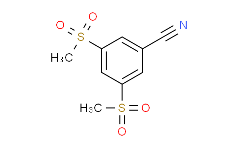 CAS No. 169696-83-7, 3,5-Bis(methylsulfonyl)benzonitrile