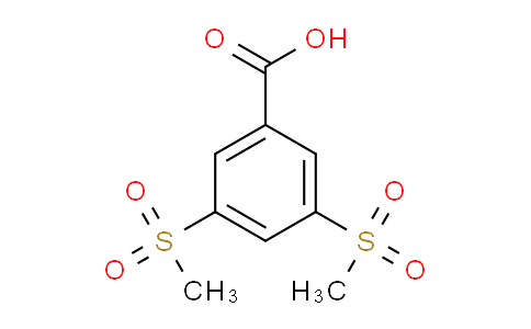 CAS No. 90536-91-7, 3,5-Bis(methylsulfonyl)benzoic acid