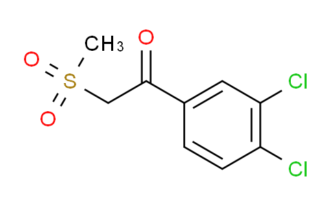 CAS No. 344275-49-6, 1-(3,4-Dichlorophenyl)-2-(methylsulfonyl)ethanone