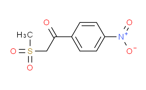 CAS No. 136819-50-6, 2-(Methylsulfonyl)-1-(4-nitrophenyl)ethanone