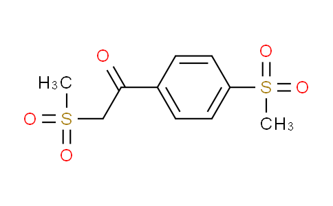 CAS No. 952183-32-3, 2-(Methylsulfonyl)-1-(4-(methylsulfonyl)phenyl)ethanone