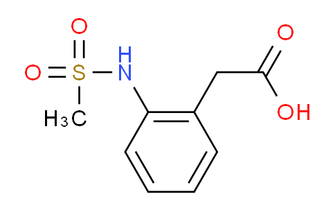 CAS No. 1047724-24-2, 2-(2-(Methylsulfonamido)phenyl)acetic acid