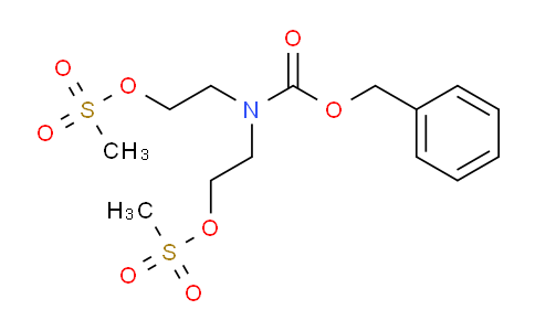 CAS No. 133024-90-5, (((Benzyloxy)carbonyl)azanediyl)bis(ethane-2,1-diyl) dimethanesulfonate