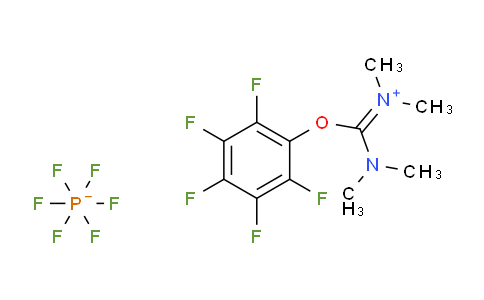 CAS No. 206190-14-9, [dimethylamino-(2,3,4,5,6-pentafluorophenoxy)methylidene]-dimethylazanium;hexafluorophosphate