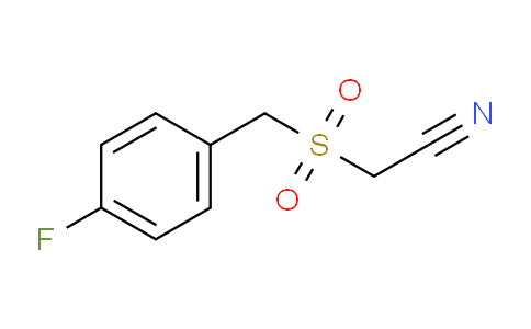 CAS No. 175276-84-3, 2-((4-Fluorobenzyl)sulfonyl)acetonitrile