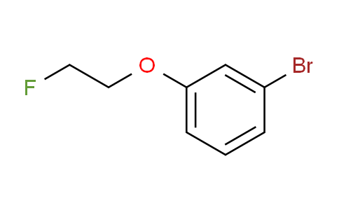 CAS No. 132837-02-6, 1-Bromo-3-(2-fluoroethoxy)benzene