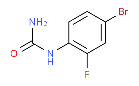 CAS No. 877134-79-7, 1-(4-Bromo-2-fluorophenyl)urea
