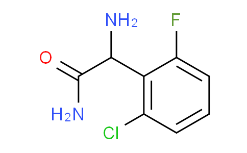 CAS No. 1218379-84-0, 2-Amino-2-(2-chloro-6-fluorophenyl)acetamide