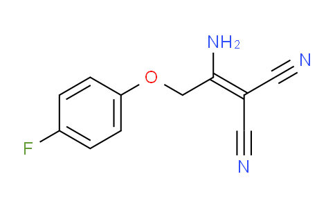 CAS No. 343375-38-2, 2-(1-Amino-2-(4-fluorophenoxy)ethylidene)malononitrile