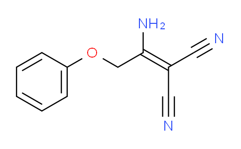 CAS No. 118645-79-7, 2-(1-Amino-2-phenoxyethylidene)malononitrile