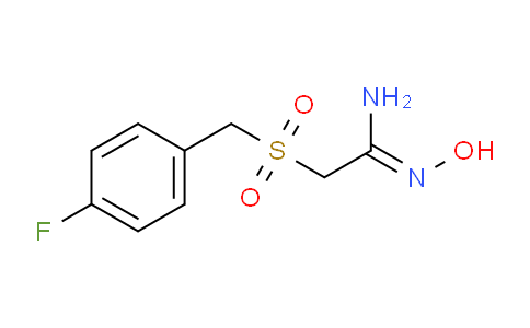 CAS No. 175276-85-4, 2-((4-Fluorobenzyl)sulfonyl)-N'-hydroxyacetimidamide