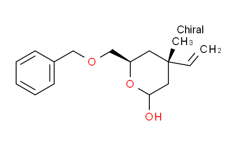 CAS No. 130675-11-5, (4S,6R)-6-((Benzyloxy)methyl)-4-methyl-4-vinyltetrahydro-2H-pyran-2-ol