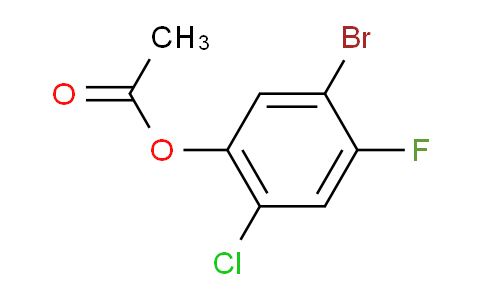CAS No. 148254-36-8, Acetic acid 5-bromo-2-chloro-4-fluorophenyl ester
