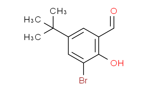 CAS No. 119646-68-3, 3-Bromo-5-(tert-butyl)-2-hydroxybenzaldehyde
