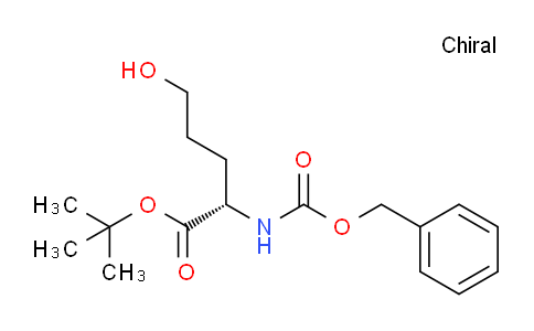 CAS No. 124620-51-5, (S)-tert-Butyl 2-(((benzyloxy)carbonyl)amino)-5-hydroxypentanoate