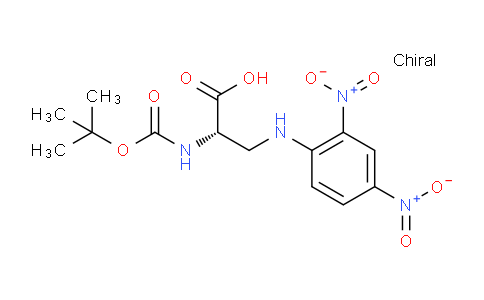 CAS No. 214750-67-1, (S)-2-((tert-Butoxycarbonyl)amino)-3-((2,4-dinitrophenyl)amino)propanoic acid