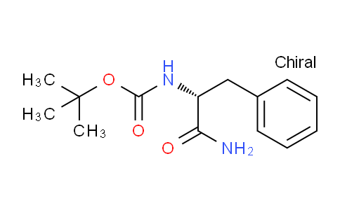 CAS No. 129095-62-1, (R)-tert-Butyl (1-amino-1-oxo-3-phenylpropan-2-yl)carbamate