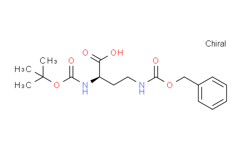 CAS No. 70882-68-7, (R)-4-(((Benzyloxy)carbonyl)amino)-2-((tert-butoxycarbonyl)amino)butanoic acid