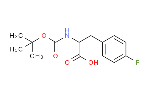 CAS No. 79561-25-4, 2-((tert-Butoxycarbonyl)amino)-3-(4-fluorophenyl)propanoic acid