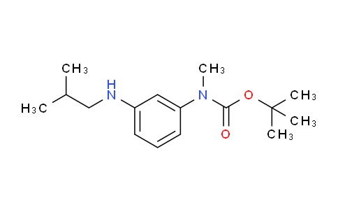 CAS No. 1246644-45-0, tert-Butyl (3-(isobutylamino)phenyl)(methyl)carbamate