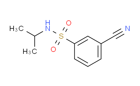 CAS No. 1003740-72-4, 3-Cyano-N-isopropylbenzenesulfonamide