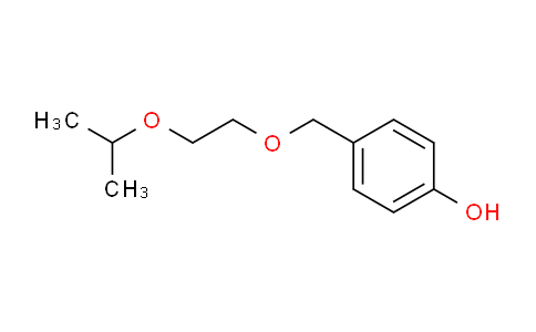 CAS No. 177034-57-0, 4-((2-Isopropoxyethoxy)methyl)phenol