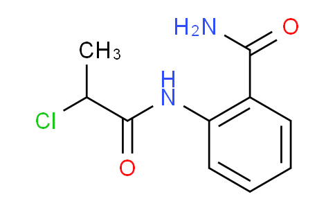 CAS No. 129768-48-5, 2-(2-Chloropropanamido)benzamide