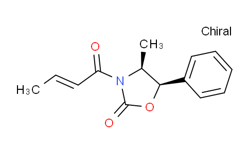 CAS No. 128440-43-7, (4S,5R)-3-(But-2-enoyl)-4-methyl-5-phenyloxazolidin-2-one
