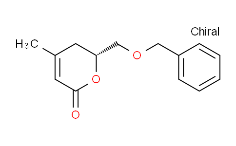 CAS No. 130129-10-1, (R)-6-((Benzyloxy)methyl)-4-methyl-5,6-dihydro-2H-pyran-2-one