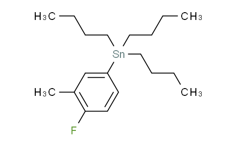 CAS No. 130739-96-7, Tributyl(4-fluoro-3-methylphenyl)stannane