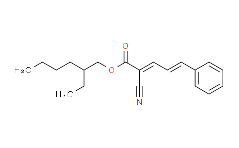 CAS No. 131512-74-8, 2-Ethylhexyl 2-cyano-5-phenylpenta-2,4-dienoate