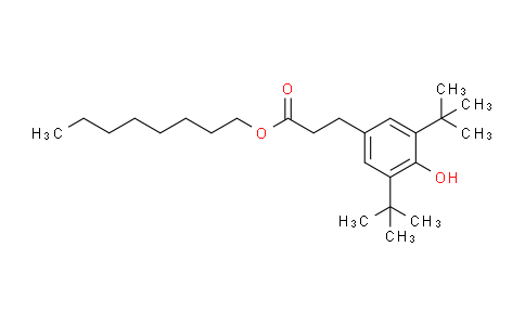 CAS No. 13417-12-4, Octyl 3-(3,5-di-tert-butyl-4-hydroxyphenyl)propanoate