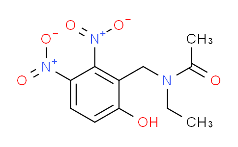 CAS No. 155172-70-6, N-Ethyl-N-(6-hydroxy-2,3-dinitrobenzyl)ethanamine oxide