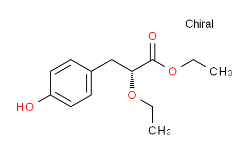 CAS No. 222555-05-7, (R)-Ethyl 2-ethoxy-3-(4-hydroxyphenyl)propanoate