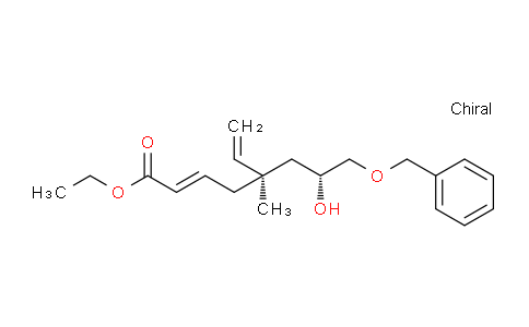 CAS No. 130675-12-6, (5R,7R,E)-Ethyl 8-(benzyloxy)-7-hydroxy-5-methyl-5-vinyloct-2-enoate