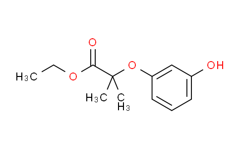 CAS No. 328919-24-0, Ethyl 2-(3-hydroxyphenoxy)-2-methylpropanoate