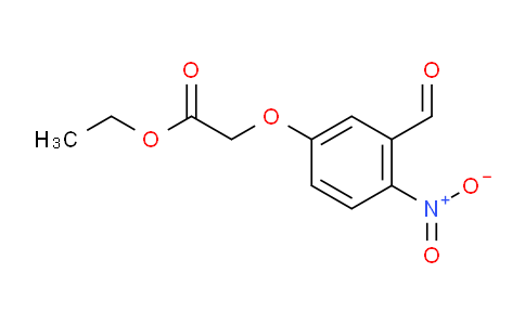 CAS No. 105728-02-7, Ethyl 2-(3-formyl-4-nitrophenoxy)acetate