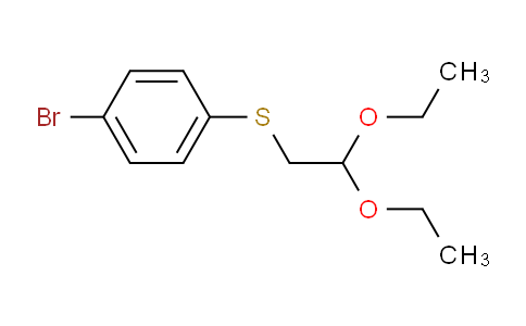CAS No. 96804-05-6, (4-Bromophenyl)(2,2-diethoxyethyl)sulfane