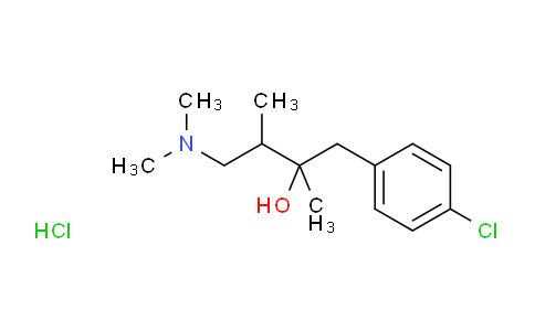 CAS No. 1215-83-4, 1-(4-Chlorophenyl)-4-(dimethylamino)-2,3-dimethylbutan-2-ol hydrochloride