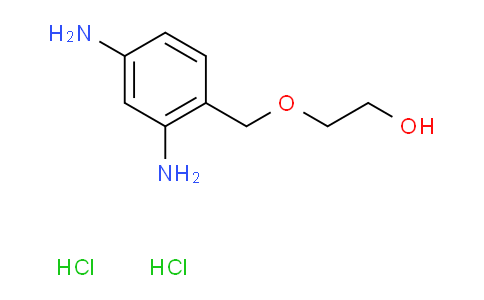 CAS No. 1215419-42-3, 2-((2,4-Diaminobenzyl)oxy)ethanol dihydrochloride